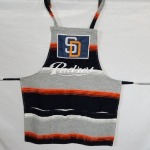 Men's Cooking Apron With San Diego Padres on It - Picture 1 of 2